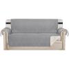 imageHVERSAILTEX Futon Cover Reversible Sofa Slipcover Furniture Protector Water Resistant 2 Inch Wide Elastic Straps Sofa Bed Pets Kids Dog Cat Fit Sitting Width Up to 70quotFuton BlackGreyLight GreyBeige