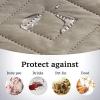 imageHVERSAILTEX Futon Cover Reversible Sofa Slipcover Furniture Protector Water Resistant 2 Inch Wide Elastic Straps Sofa Bed Pets Kids Dog Cat Fit Sitting Width Up to 70quotFuton BlackGreyKhakiBeige