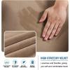 imageHVERSAILTEX Real Velvet Futon Cover Armless Sofa Covers Sofa Bed Covers Stretch Futon Couch Cover Sofa Slipcover Furniture Protector Thick Soft Velvet Fabric Form Fitted Stay in Place BrownCamel
