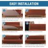imageHVERSAILTEX Real Velvet Futon Cover Armless Sofa Covers Sofa Bed Covers Stretch Futon Couch Cover Sofa Slipcover Furniture Protector Thick Soft Velvet Fabric Form Fitted Stay in Place BrownRust