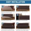 imageHVERSAILTEX Real Velvet Futon Cover Armless Sofa Covers Sofa Bed Covers Stretch Futon Couch Cover Sofa Slipcover Furniture Protector Thick Soft Velvet Fabric Form Fitted Stay in Place BrownBrown