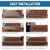 imageHVERSAILTEX Real Velvet Futon Cover Armless Sofa Covers Sofa Bed Covers Stretch Futon Couch Cover Sofa Slipcover Furniture Protector Thick Soft Velvet Fabric Form Fitted Stay in Place BrownCaramel