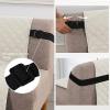 imageHVERSAILTEX Reversible Futon Cover Water Repellent Armless Sofa Slipcover Washable Furniture Protector with Adjustable Elastic Strap AntiSlip Futon Bed Cover for Dogs 70quot Width SeatBlackGreyIvoryBeige