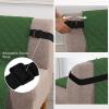 imageHVERSAILTEX Reversible Futon Cover Water Repellent Armless Sofa Slipcover Washable Furniture Protector with Adjustable Elastic Strap AntiSlip Futon Bed Cover for Dogs 70quot Width SeatBlackGreyChristmas GreenBeige