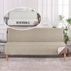 imageHVERSAILTEX Reversible Futon Cover Water Repellent Armless Sofa Slipcover Washable Furniture Protector with Adjustable Elastic Strap AntiSlip Futon Bed Cover for Dogs 70quot Width SeatBlackGreyKhakiBeige