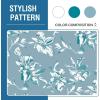 imageHVERSAILTEX Super Stretch 2 Pieces Sofa Covers for Armchair Covers Living Room Chair Slipcovers Feature Soft Thick Modern Style with Individual Cushion Cover Pet Friendly  Armchair AquaAqua