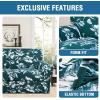 imageHVERSAILTEX Super Stretch 2 Pieces Sofa Covers for Armchair Covers Living Room Chair Slipcovers Feature Soft Thick Modern Style with Individual Cushion Cover Pet Friendly  Armchair AquaDark Teal