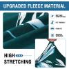 imageHVERSAILTEX Super Stretch 2 Pieces Sofa Covers for Armchair Covers Living Room Chair Slipcovers Feature Soft Thick Modern Style with Individual Cushion Cover Pet Friendly  Armchair AquaDark Teal