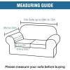 imageHVERSAILTEX Super Stretch 2 Pieces Sofa Covers for Armchair Covers Living Room Chair Slipcovers Feature Soft Thick Modern Style with Individual Cushion Cover Pet Friendly  Armchair AquaAqua