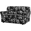 imageHVERSAILTEX Super Stretch 2 Pieces Sofa Covers for Armchair Covers Living Room Chair Slipcovers Feature Soft Thick Modern Style with Individual Cushion Cover Pet Friendly  Armchair AquaBlack