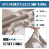 imageHVERSAILTEX Super Stretch 2 Pieces Sofa Covers for Armchair Covers Living Room Chair Slipcovers Feature Soft Thick Modern Style with Individual Cushion Cover Pet Friendly  Armchair AquaTaupe