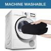 imageHVERSAILTEX Wing Chair Slipcover Chair Covers for Wingback Chairs Wingback Chair Covers Slipcovers 1 Piece Stretch Sofa Cover Furniture Protector Soft Spandex Jacquard Checked Pattern TaupeJet Black