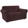 imageHVERSAILTEX Wing Chair Slipcover Chair Covers for Wingback Chairs Wingback Chair Covers Slipcovers 1 Piece Stretch Sofa Cover Furniture Protector Soft Spandex Jacquard Checked Pattern TaupeChocolate