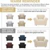 imageHVERSAILTEX Wing Chair Slipcover Chair Covers for Wingback Chairs Wingback Chair Covers Slipcovers 1 Piece Stretch Sofa Cover Furniture Protector Soft Spandex Jacquard Checked Pattern TaupeNatural