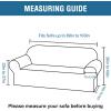 imageHVERSAILTEX Wing Chair Slipcover Chair Covers for Wingback Chairs Wingback Chair Covers Slipcovers 1 Piece Stretch Sofa Cover Furniture Protector Soft Spandex Jacquard Checked Pattern TaupeIvory