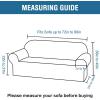 imageHVERSAILTEX Wingback Chair Covers Velvet Plush Wing Chair Slipcover 1 Piece High Stretch Wing Back Chair Slipcovers Sofa Cover Furniture Cover with Elastic Bottom CamelSea Grass
