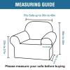 imageHVERSAILTEX Wingback Chair Covers Velvet Plush Wing Chair Slipcover 1 Piece High Stretch Wing Back Chair Slipcovers Sofa Cover Furniture Cover with Elastic Bottom CamelBurnt Brick