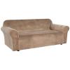 imageHVERSAILTEX Wingback Chair Covers Velvet Plush Wing Chair Slipcover 1 Piece High Stretch Wing Back Chair Slipcovers Sofa Cover Furniture Cover with Elastic Bottom CamelCamel