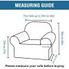 imageHVERSAILTEX Wingback Chair Covers Velvet Plush Wing Chair Slipcover 1 Piece High Stretch Wing Back Chair Slipcovers Sofa Cover Furniture Cover with Elastic Bottom CamelChocolate