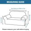 imageHVERSAILTEX Wingback Chair Covers Velvet Plush Wing Chair Slipcover 1 Piece High Stretch Wing Back Chair Slipcovers Sofa Cover Furniture Cover with Elastic Bottom CamelBronze Brown