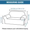 imageHVERSAILTEX Wingback Chair Covers Velvet Plush Wing Chair Slipcover 1 Piece High Stretch Wing Back Chair Slipcovers Sofa Cover Furniture Cover with Elastic Bottom CamelWineBurgundy