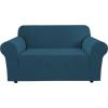 imageHVERSAILTEX Wing Chair Slipcover Chair Covers for Wingback Chairs Wingback Chair Covers Slipcovers 1 Piece Stretch Sofa Cover Furniture Protector Soft Spandex Jacquard Checked Pattern ChocolateDeep Teal