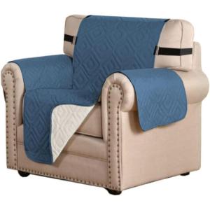 imageHVERSAILTEX Futon Cover Reversible Sofa Slipcover Furniture Protector Water Resistant 2 Inch Wide Elastic Straps Sofa Bed Pets Kids Dog Cat Fit Sitting Width Up to 70quotFuton BlackGreyDark BlueBeige