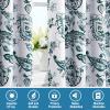 imageHVERSAILTEX 100 Blackout Curtains 84 inch Length 2 Panels Set Cattleya Floral Printed Drapes Leah Floral Thermal Curtains for Bedroom with Black Liner Sound Proof Curtains Grey and TaupePaisley  Teal