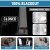 imageHVERSAILTEX 100 Blackout Curtains 84 inch Length 2 Panels Set Cattleya Floral Printed Drapes Leah Floral Thermal Curtains for Bedroom with Black Liner Sound Proof Curtains Grey and TaupeCamelliaolive