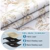imageHVERSAILTEX 100 Blackout Curtains 84 inch Length 2 Panels Set Cattleya Floral Printed Drapes Leah Floral Thermal Curtains for Bedroom with Black Liner Sound Proof Curtains Grey and TaupeCamelliataupe