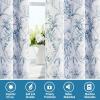 imageHVERSAILTEX 100 Blackout Curtains 84 inch Length 2 Panels Set Cattleya Floral Printed Drapes Leah Floral Thermal Curtains for Bedroom with Black Liner Sound Proof Curtains Grey and TaupeCamelliastone Blue