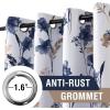 imageHVERSAILTEX 100 Blackout Curtains 84 inch Length 2 Panels Set Cattleya Floral Printed Drapes Leah Floral Thermal Curtains for Bedroom with Black Liner Sound Proof Curtains Grey and TaupeCattleya  NavyTaupe