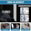 imageHVERSAILTEX 100 Blackout Curtains 84 inch Length 2 Panels Set Cattleya Floral Printed Drapes Leah Floral Thermal Curtains for Bedroom with Black Liner Sound Proof Curtains Grey and TaupePaisley  Stone Blue