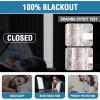 imageHVERSAILTEX 100 Blackout Curtains 84 inch Length 2 Panels Set Cattleya Floral Printed Drapes Leah Floral Thermal Curtains for Bedroom with Black Liner Sound Proof Curtains Grey and TaupePaisley  Taupe