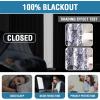 imageHVERSAILTEX 100 Blackout Curtains 84 inch Length 2 Panels Set Cattleya Floral Printed Drapes Leah Floral Thermal Curtains for Bedroom with Black Liner Sound Proof Curtains Grey and TaupePaisley  Navy