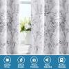 imageHVERSAILTEX 100 Blackout Curtains 84 inch Length 2 Panels Set Cattleya Floral Printed Drapes Leah Floral Thermal Curtains for Bedroom with Black Liner Sound Proof Curtains Grey and TaupeCamelliagrey