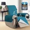imageHVERSAILTEX 100 Waterproof Furniture Protector for Recliner Sofa Cover for Leather Sofa NonSlip Protector for Recliner Chair Cover Protect from Pets KidsDark Teal