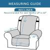 imageHVERSAILTEX 100 Waterproof Furniture Protector for Recliner Sofa Cover for Leather Sofa NonSlip Protector for Recliner Chair Cover Protect from Pets KidsSmoke Blue