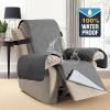 imageHVERSAILTEX 100 Waterproof Furniture Protector for Recliner Sofa Cover for Leather Sofa NonSlip Protector for Recliner Chair Cover Protect from Pets KidsGrey
