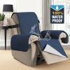 imageHVERSAILTEX 100 Waterproof Furniture Protector for Recliner Sofa Cover for Leather Sofa NonSlip Protector for Recliner Chair Cover Protect from Pets KidsNavy