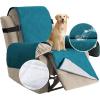 imageHVERSAILTEX 100 Waterproof Furniture Protector for Recliner Sofa Cover for Leather Sofa NonSlip Protector for Recliner Chair Cover Protect from Pets KidsDark Teal