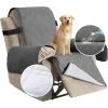 imageHVERSAILTEX 100 Waterproof Furniture Protector for Recliner Sofa Cover for Leather Sofa NonSlip Protector for Recliner Chair Cover Protect from Pets KidsGrey