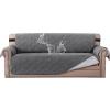imageHVERSAILTEX 100 Waterproof Sofa Slipcover Washable Armchair Cover NonSlip Furniture Protector for Living Room Couch Cover for Pets Chair Cover with Puppy Paw Silicone Backing Armchair BlackGrey
