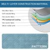 imageHVERSAILTEX 100 Waterproof Sofa Slipcover Washable Armchair Cover NonSlip Furniture Protector for Living Room Couch Cover for Pets Chair Cover with Puppy Paw Silicone Backing Armchair BlackSmoke Blue