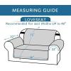 imageHVERSAILTEX 100 Waterproof Sofa Slipcover Washable Armchair Cover NonSlip Furniture Protector for Living Room Couch Cover for Pets Chair Cover with Puppy Paw Silicone Backing Armchair BlackTaupe
