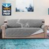 imageHVERSAILTEX 100 Waterproof Sofa Slipcover Washable Armchair Cover NonSlip Furniture Protector for Living Room Couch Cover for Pets Chair Cover with Puppy Paw Silicone Backing Armchair BlackDove