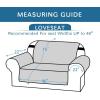imageHVERSAILTEX 100 Waterproof Sofa Slipcover Washable Armchair Cover NonSlip Furniture Protector for Living Room Couch Cover for Pets Chair Cover with Puppy Paw Silicone Backing Armchair BlackSmoke Blue