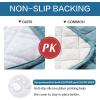 imageHVERSAILTEX 100 Waterproof Sofa Slipcover Washable Armchair Cover NonSlip Furniture Protector for Living Room Couch Cover for Pets Chair Cover with Puppy Paw Silicone Backing Armchair BlackSmoke Blue