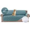 imageHVERSAILTEX 100 Waterproof Sofa Slipcover Washable Armchair Cover NonSlip Furniture Protector for Living Room Couch Cover for Pets Chair Cover with Puppy Paw Silicone Backing Armchair BlackSmoke Blue