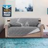 imageHVERSAILTEX 100 Waterproof Sofa Slipcover Washable Armchair Cover NonSlip Furniture Protector for Living Room Couch Cover for Pets Chair Cover with Puppy Paw Silicone Backing Armchair BlackDove